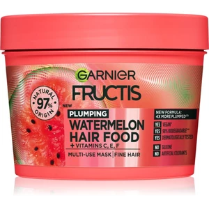 Garnier Fructis Watermelon Hair Food maska pro jemné a zplihlé vlasy 390 ml