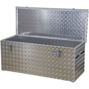 Box z rýhovaného hliníkového plechu Alutec 41312, (d x š x v) 1276 x 525 x 520 mm