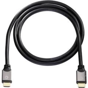 HDMI kabel Oehlbach [1x HDMI zástrčka - 1x HDMI zástrčka] černá 7.50 m