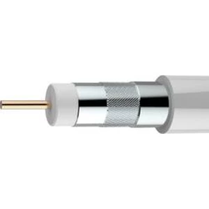 Koaxiální kabel Axing SKB 395-03, 75 Ω, 100 dB, bílá, metrové zboží