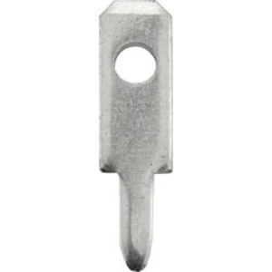 Faston zástrčka Vogt Verbindungstechnik 378008.61 2.8 mm x 0.8 mm, 180 °, bez izolace, kov, 100 ks