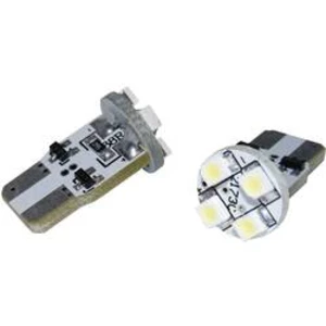 SMD LED žárovka Eufab T10, 13296, 0,8 W, W2.1x9.5d, bílá, 2 ks