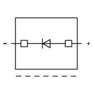 Diodový modul, WAGO 2002-800/1000-411, 5.2 mm , 100 ks