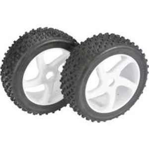 Buggy kolo Absima Multispike, ráfek S-Design, 17 mm 6-hran, 1:8, bílá, 2 ks