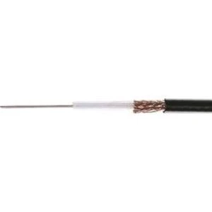 Koaxiální kabel Helukabel RG 59 B/U 40004, stíněný, černá, 1 m