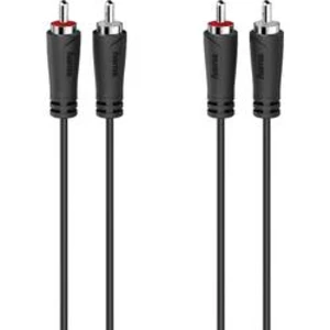 Cinch audio kabel Hama 00205257, 1.5 m, černá