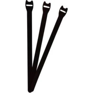 Stahovací páska se suchým zipem Fastech E1-4-330-B100, 304 x 16 mm, černá