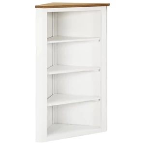 Corner Cabinet 23.2"x14.2"x39.4" Solid Oak Wood