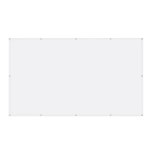 60 72 84 100 120 150 Inch 16 : 9 White High Brightness Reflective Projector Screen Cloth Foldable Fabric Cloth for Indoo
