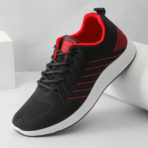 Men's Knitted Breathable Sweat Absorbing Soft Lightweight Casual Sneakers