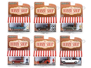 "The Hobby Shop" Set of 6 pieces Series 13 1/64 Diecast Model Cars by Greenlight