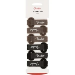 Fender Cables Ties 7, 3 Blk/3 Brn