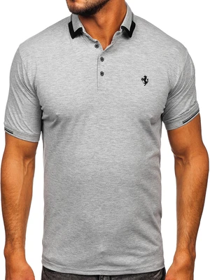 Tricou polo gri Bolf 192494