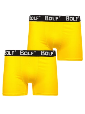 Boxeri galben-neon Bolf 0953-2P 2 PACK