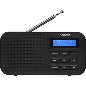 Denver DAB-42 prenosné rádio DAB+, FM    čierna