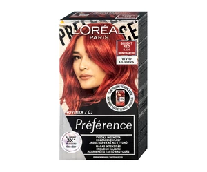 Permanentná farba na vlasy Loréal Préférence 8.624 Bright Red - jasne červená - L’Oréal Paris + darček zadarmo