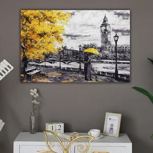 Autumn London Big Ben Canvas Painting Wall Decorative Print Art Picture Unframed Wall Hanging Home Office Decorations