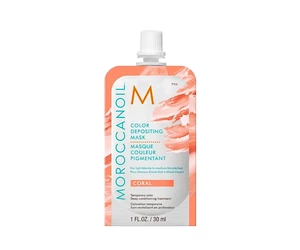 Tónujúca maska na vlasy Moroccanoil Color Depositing - Coral, 30 ml (CDCOR30GL) + darček zadarmo