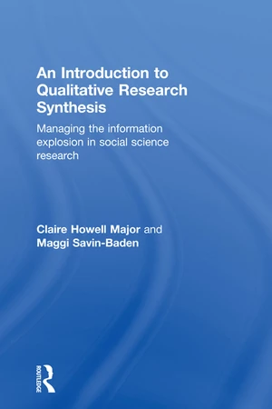 An Introduction to Qualitative Research Synthesis