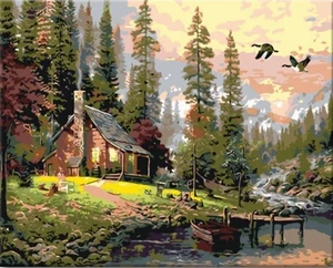 Zuty Painting by Numbers New Cabin Pintura por números
