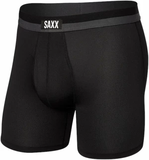 SAXX Sport Mesh Boxer Brief Black S Bielizna do fitnessa