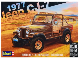 Level 5 Model Kit 1977 Jeep CJ-7 2-in-1 Kit 1/24 Scale Model by Revell