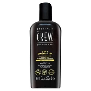 American Crew 3-in-1 Ginger + Tea szampon, odżywka i żel pod prysznic 250 ml