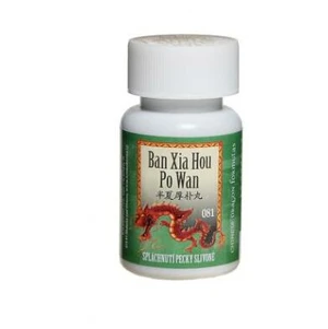 TCM Spláchnutí pecky slivoně Ban Xia Hou Po Wan 081 200 kuliček