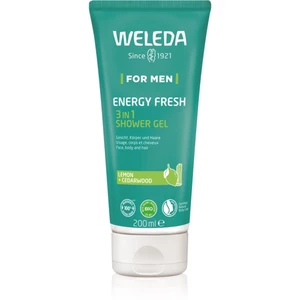 Weleda Energy Fresh 3in1 čistiaci gél 3 v 1 na vlasy a telo pre mužov 200 ml