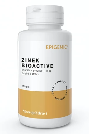 Epigemic Zinek BioActive 90 kapslí