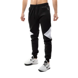 Men ́s sweatpants GLANO - black with white wedge