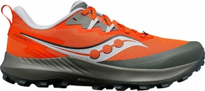 Saucony Peregrine 14 Mens Shoes Pepper/Bough 42,5 Chaussures de trail running