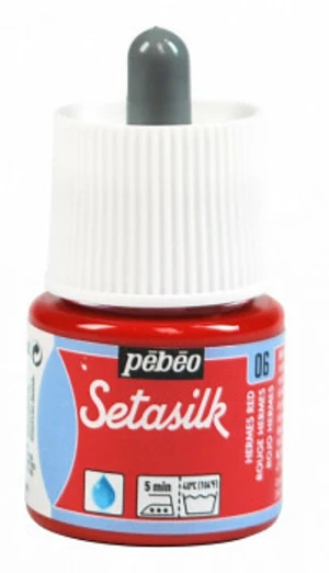 Barva na hedvábí Setasilk 45ml – 06 červená Hermes