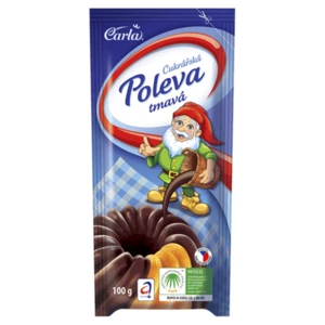 CARLA Cukrářská poleva tmavá 100 g