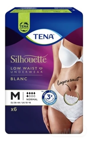 TENA Silhouette Normal Low Waist Blanc M