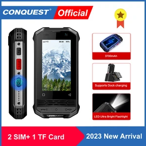 CONQUEST F2 2023 Mini IP68 Rugged Smartphone Mobile Phone NFC Global Version Little F2 Android Smart Phone Movil