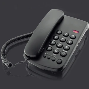 Wall-mounted Desktop Business Office Telephone Household Guest Room Hotel Fixed Landline BlacK White Telefono