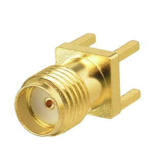 Superbat SMA Female thru hole Vertical PCB Mount Straight RF Coaxial Connector