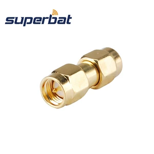 Superbat 5pcs SMA Adapter SMA Plug to RP-SMA Male Straight RF Coaxial Connector