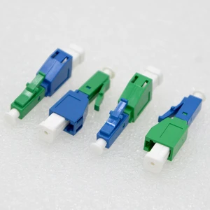 1pcs LC/UPC Female-LC/APC Male Optical Fiber Connector Single-Multi Mode Optical Fiber Adapter Flange Coupler Special