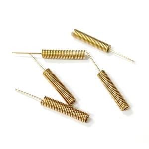 10Pcs 433Mhz Internal Spring Antenna Copper Solder 34mm Long Radio Aerial Wholesale