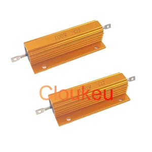 Gold Aluminum shell resistor RX24-100W 5% 800R 820R 880R 900R 1K 1.2K 1.5K 1.6K 1.8K 2K 2.2K 2.4K 2.5K 2.7K 3K 3.3K 3.6K 3.9Kohm