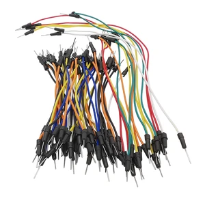 65Pcs/lot Jump Wire Male to Male Solderless Flexible Breadboard Jumper Wires Cables for Arduino PCB Breadboard Test DIY