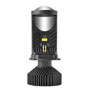 Car LED Headlight Portable Y9/Y6D Bright H4 Dual Lens Fish Eyes Light Automotive LED Headlights Dust-proof Motorcycle