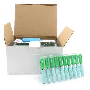 Fiber Optic Fast Connector SC APC FTTH Tool Cold Connector SC Single-mode Optical Quick Connector SC APC Free Shipping