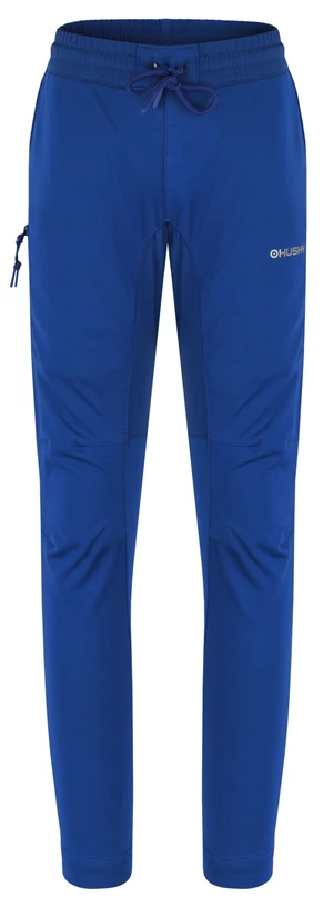 Husky Klassum K 134-140, blue Dětské softshell kalhoty