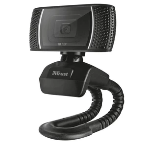 Webkamera Trust Trino HD video (18679) čierna webkamera • HD rozlíšenie (1280x720 px) • 30 fps • uhol záberu 52° • mikrofón • plug & play • tlačidlo n