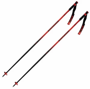 Rossignol Hero SL Ski Poles Black/Red 135 cm Lyžařské hole