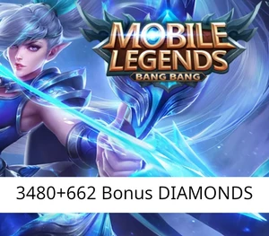 Mobile Legends - 3480+662 Bonus Diamonds Key