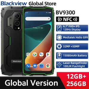 Blackview BV9300 Mediatek Helio G99 Rugged 12GB 256GB 6.7"120Hz 2.3K Display 15080mAh Laser Measure Android 12